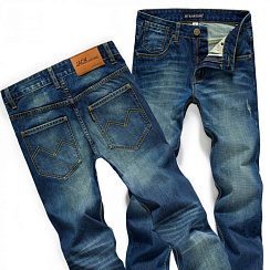 55164 Джинсы мужские  ЛЮКС, кг 